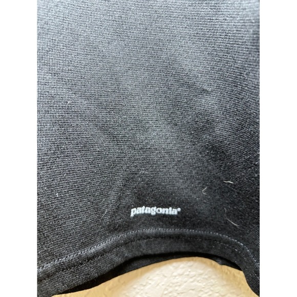 Patagonia Mens Capilene Cool Lightweight 1/2 Zip Pullover Black Top M gorpcore - Picture 4 of 6